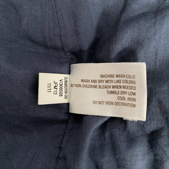 OLD NAVY Chambray Halter Embroidered Dress #AW13 - Picture 7 of 9